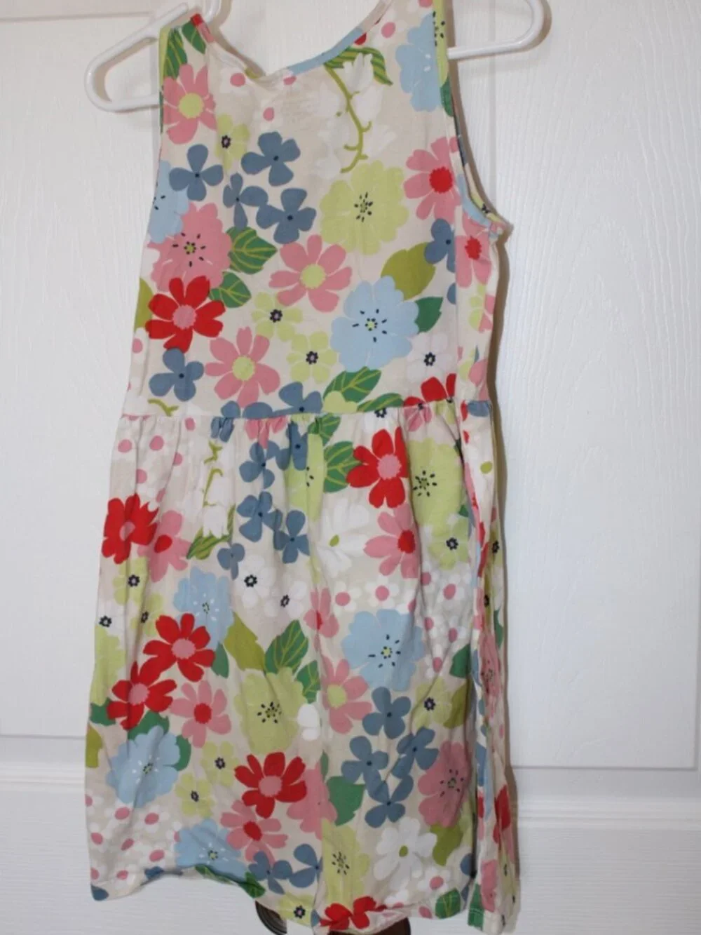 Girl's Size 6X/7 H&M 100% Cotton Floral Jersey Dress